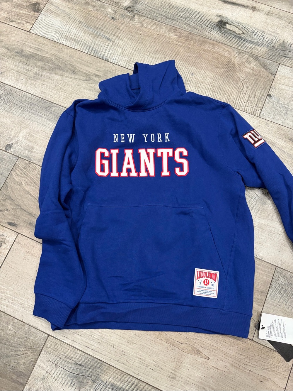 lululemon athletica Men's Royal Blue New York Giants Hoodie